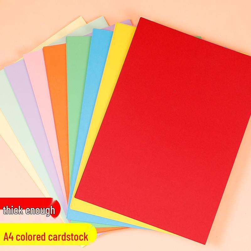 A4 230g Thickened Colored Cardstock for Kids' Crafts & Greeting Cards