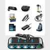 7 In 1 Safe Car Fast Charger Adapter 4 Cigarette Lighter Dual USB PD 12-24V Overheat Protection for Vehicle Use