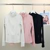 2024 Women's Slim Fit Stand Collar Sports Jacket - Long Sleeve Yoga & Outdoor Fitness Wear