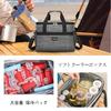 Soft Cooler Large Capacity 35L Cooler 3 Layer Thermal Insulation Foldable and Storage Can Be Used as Handbag and Shoulder Lunch Storage Insulated Box,