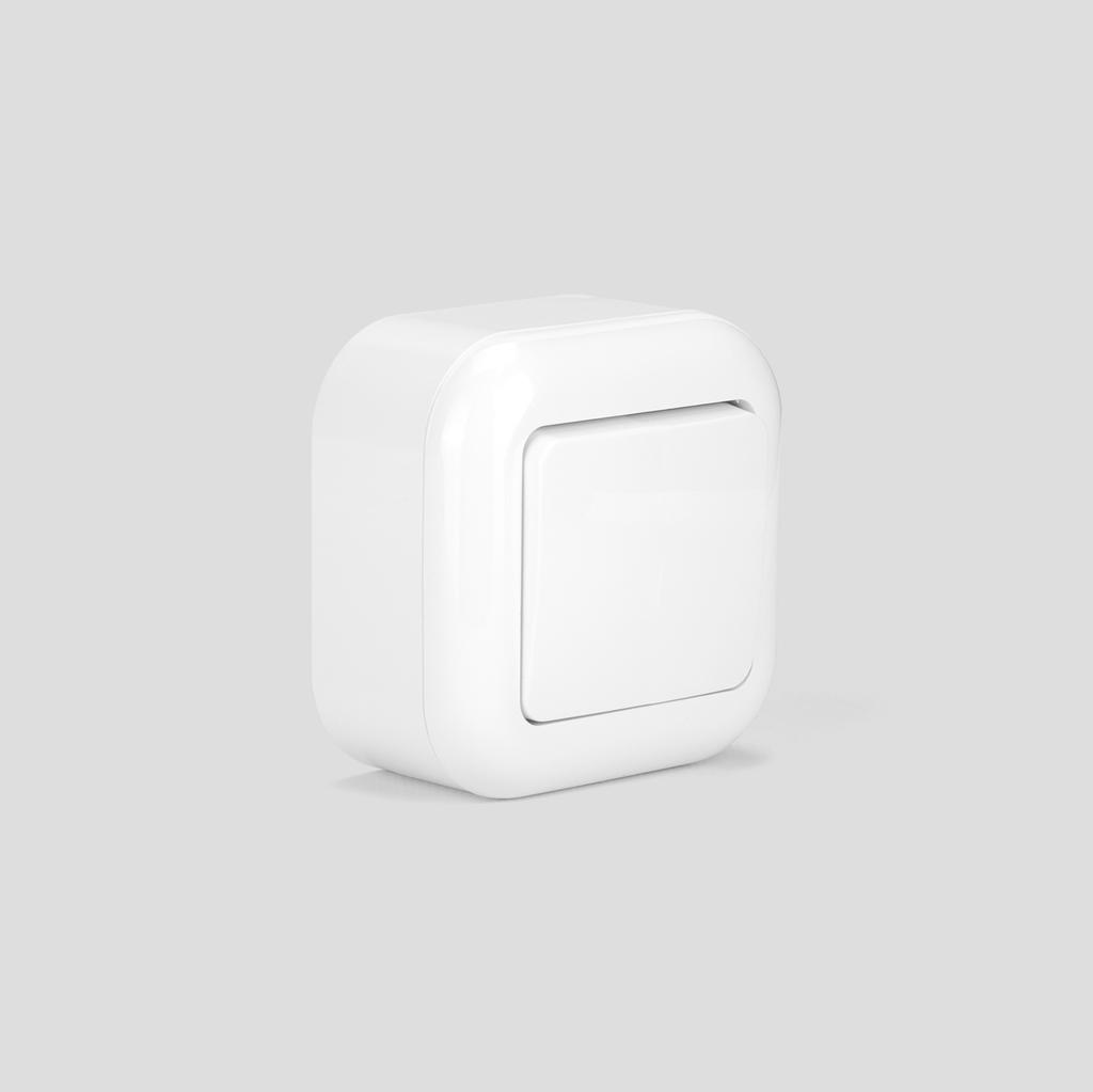 Single Switch Classic Montis White MT083B