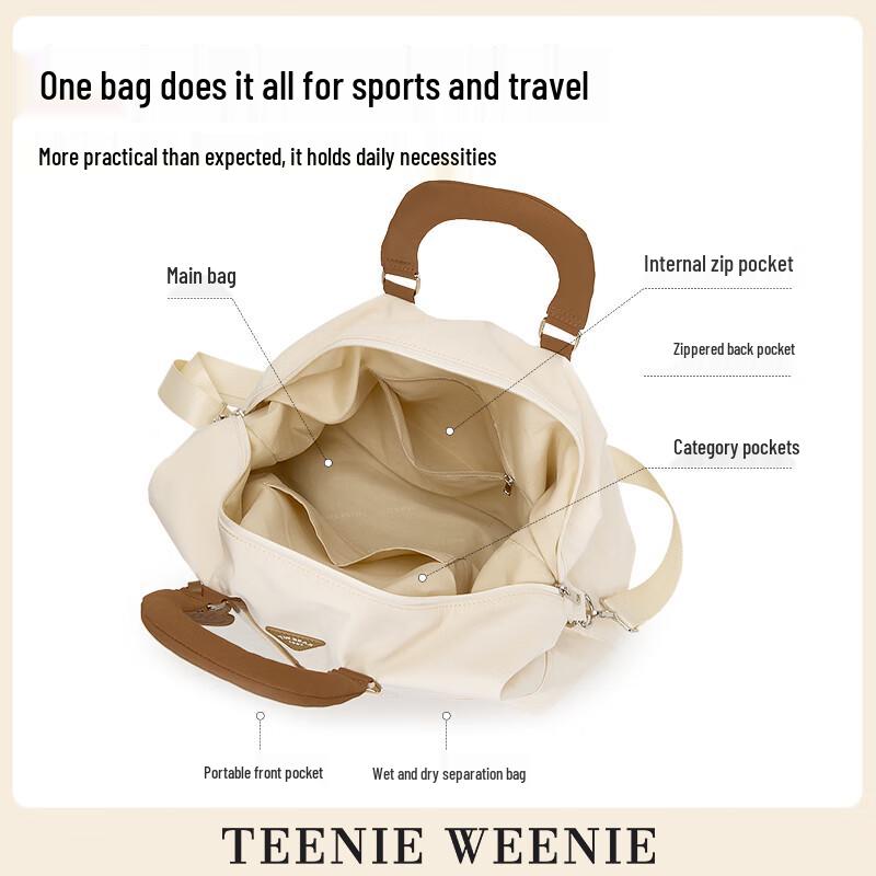 Teenie Weenie Women's Large Capacity Travel Tote Bag