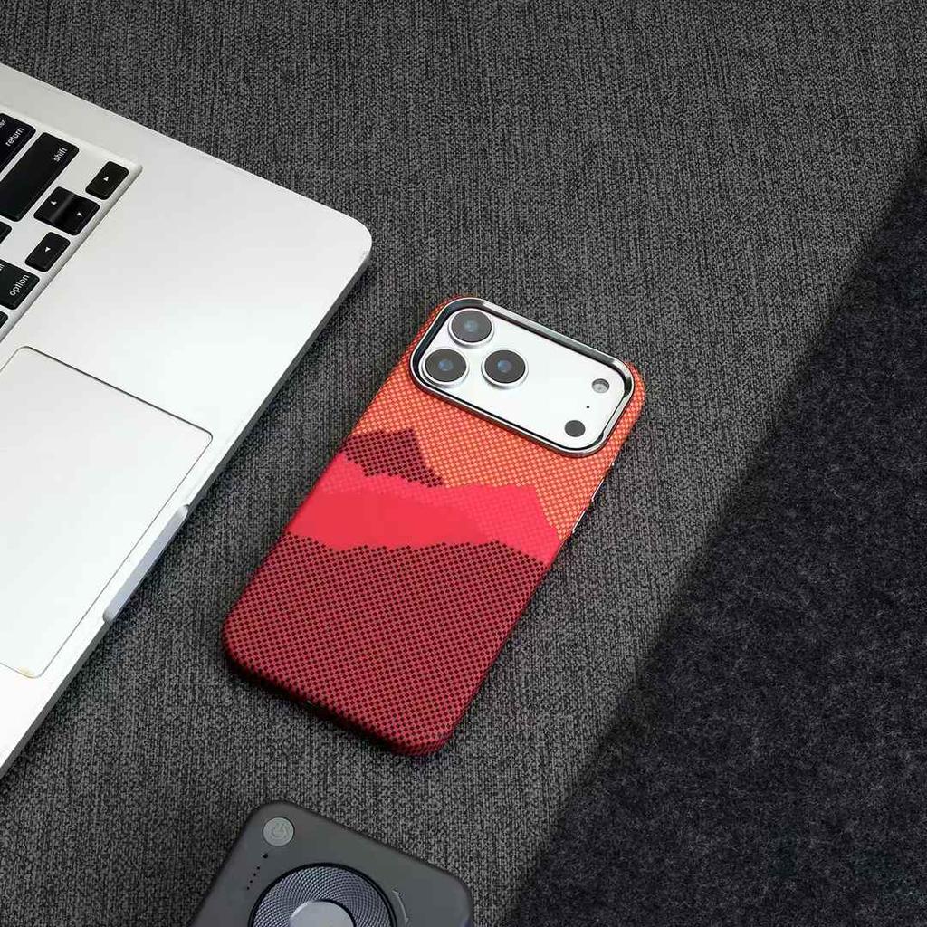 Luxury Carbon Fiber Texture Magnetic Case For IPhone 17 Pro Max Air 16 15 14 13 12 Pro Metal Lens Frame Button Shockproof Cover