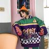Women Jacket Trendy Tops New Harajuku Style Flame Printing Loose Sweatshirt Casual Oversize Hoodies Hip-hop Fashion