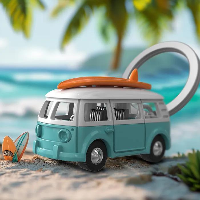 Belgian Metal Keyring - Surfer Band