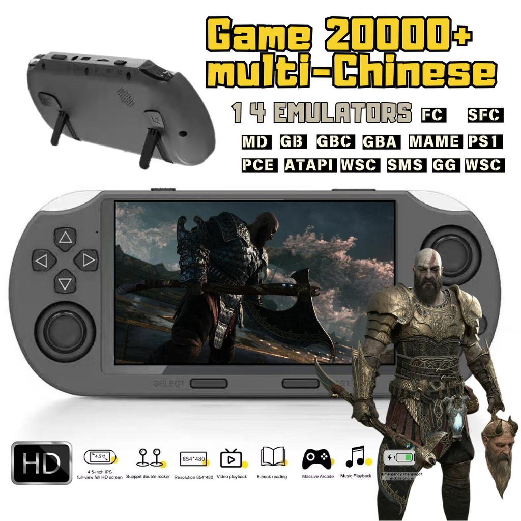 4.5 Inch Large Screen SF3000 Dual Joystick PSP Game Console Open Source Handheld Nostalgic Handheld Game Console