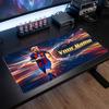 Tappetino per Mouse Grande Personalizzato Lionel Messi, Stampa Testo Nome Personalizzato, Tappetino da Scrivania Antiscivolo con Logo Calcio, Regalo per Gamer