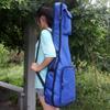 Shuffle 41 Inch Adjustable Double Shoulder Straps Waterproof Guitar Gig Storage Bag(Blue)