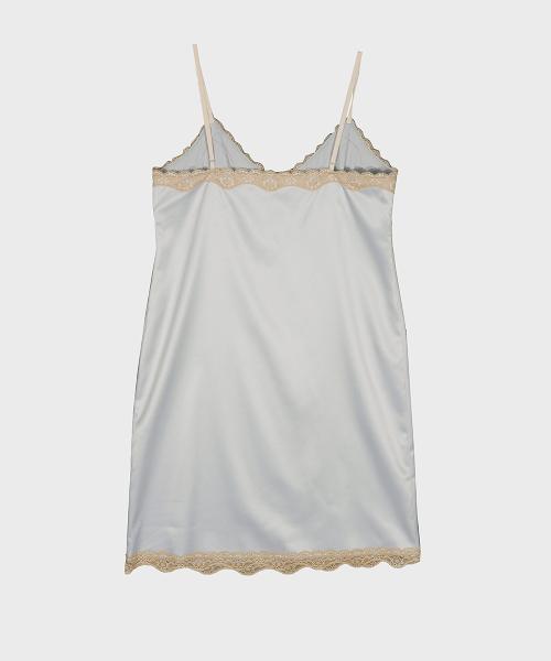 Deeodeu Lace Trim Slip Dress