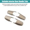 Door Interior Pull Handle Strap End Caps Car 3W1Z5422670AA Door Handle Replacement Set