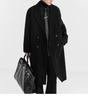 Men's Long Wool/Down Lapel Winter Coat