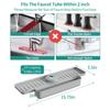 Thicken Silicone Splash Guard Behind Faucet Water Catcher Tray Sponge Holders  Home Gadgets