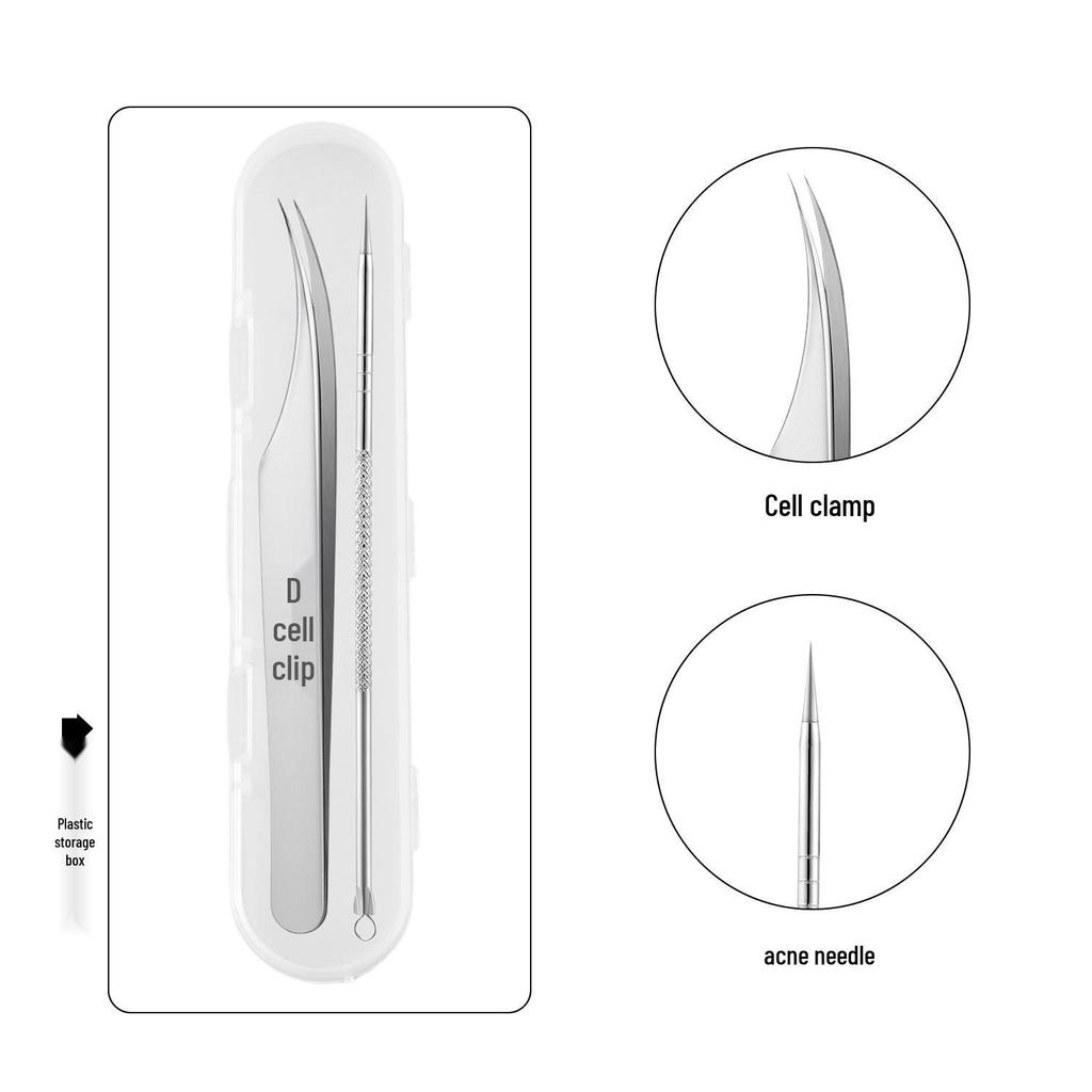 Dolphin Stainless Steel Ultra-Sharp Precision Pimple & Blackhead Removal Tool
