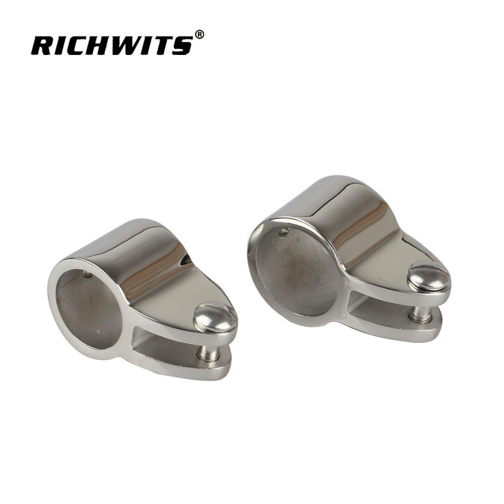 Mirror-Polished 316/304 Stainless Steel Yacht Awning Slide - Marine Hardware Accessory