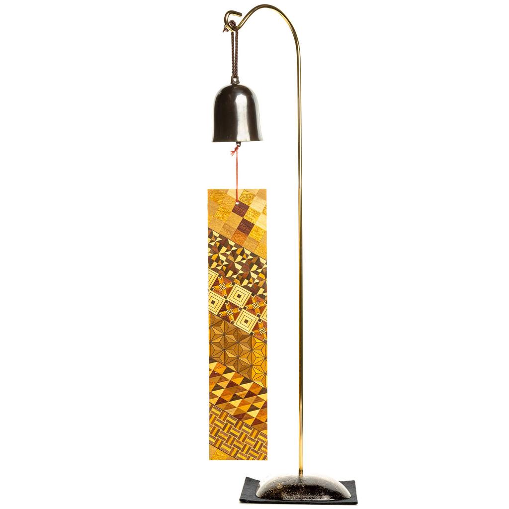 Odawara Wind Palace Wind Chimes with Parquet and Hanging Stand Chimes Sand-covered
