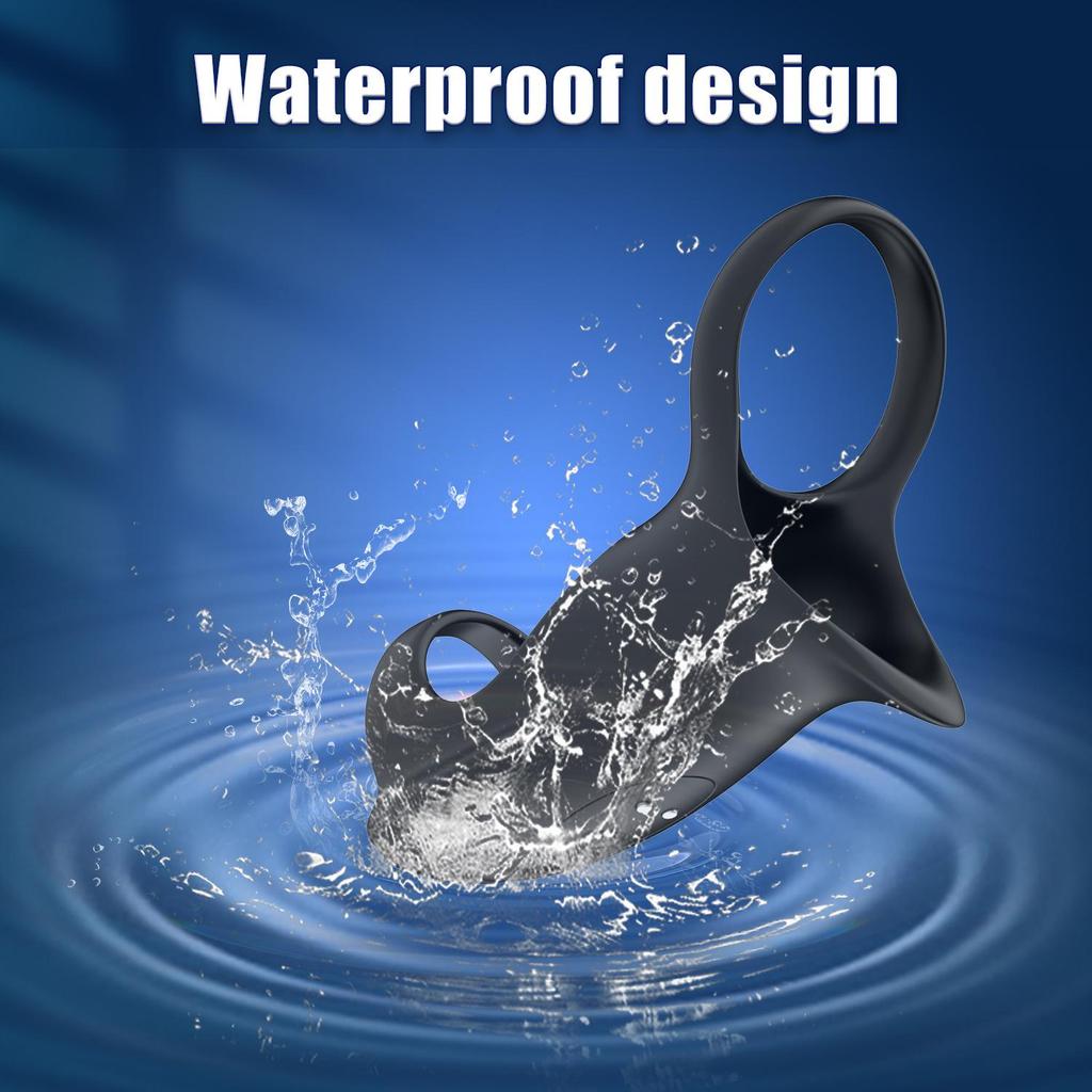 Vibrating Cock Ring Penis Vibrator Silicone Prostate Massager G-Spot Stimulator Sex Toys For Male