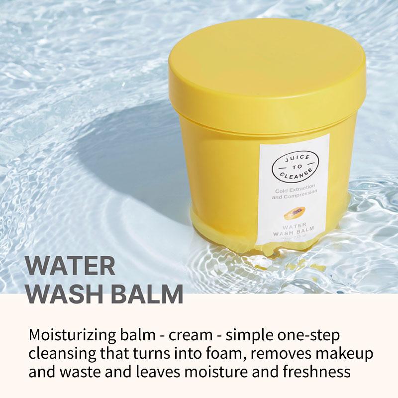 JUICE TO CLENSE balsam do mycia wody 100g Kremowa pianka do mycia twarzy Odpady do demakijażu