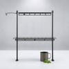 Folding Tabletop Rack Space Saving Shelf Easy to Clean