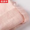 Hengyuanxiang Men's Pure Linen V-Neck Short Sleeve T-Shirt