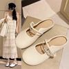 Baotou Half Slippers Women's New Spring Wear One-pedal Single Shoes Women's Gentle Skirt Cool Slippers