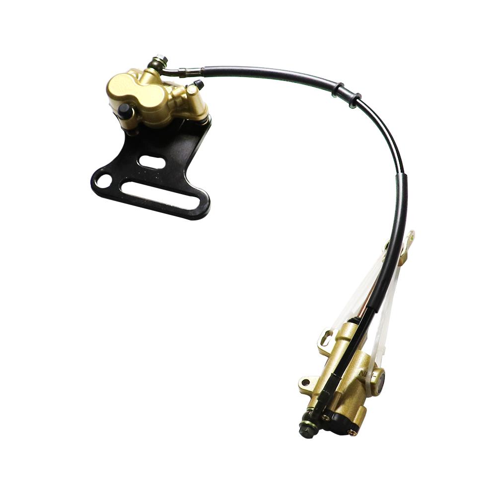 Universal Dirt Bike Rear Brake Master Cylinder Caliper Assembly 500mm Hose for Apollo Pit Bike Brake