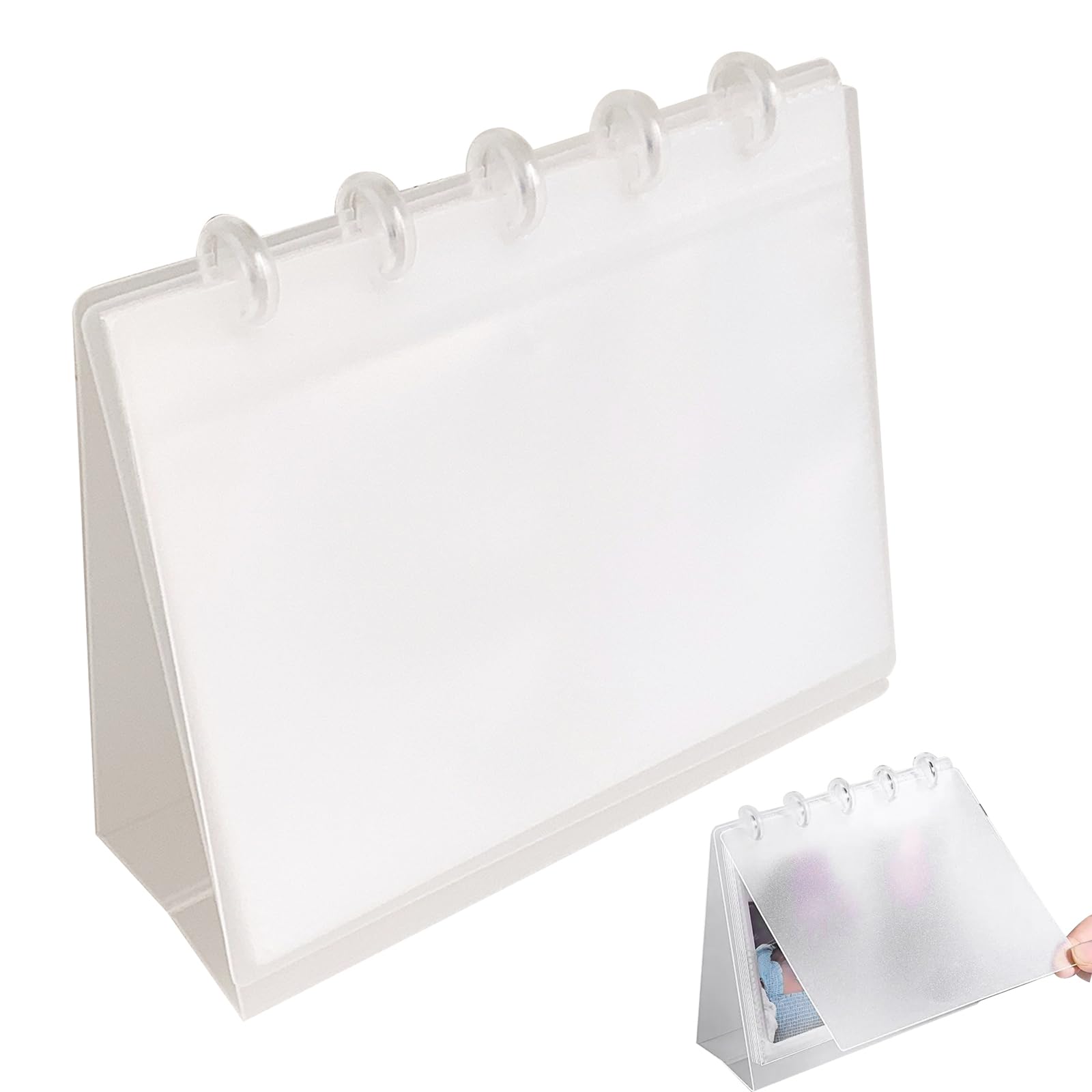 EsiFare Коллекционная карточка Ошикацу Дисплей для коллекционных карточек Карточка Instax Книга карточек Instax Настольный держатель для коллекционных карточек Вмещает до 40 x Кейс, Кейс, Держатель,