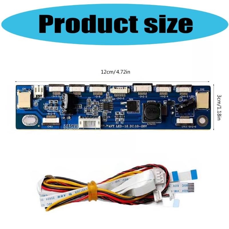 Multiple Interfaces LED Voltages Boosters Board LED Backlit Inverter Driver For 2P 6P 10P 12P Devices Not tool Installation