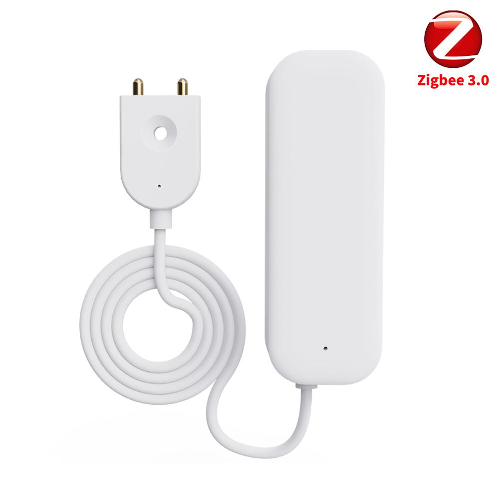 

Tuya ZigBee WiFi Water Leakage Sensor Flood Alarm Leak Detector Smart Home Remote Control Work With Alexa Google Assistant Zigbee Version