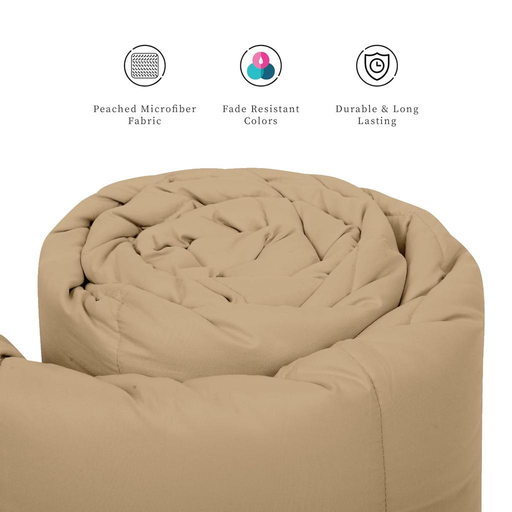 Plush Reversible Microfiber Comforter Single Bed |  (152.4 X 228.6 CM)