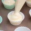 10Pcs Muffin Non-stick Cup Flexible Silicone Holiday Party Cupcake Liner for Household