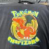 NEW!! 1999 Charizard Front Print T-shirt Black Reprint Size S-5XL
