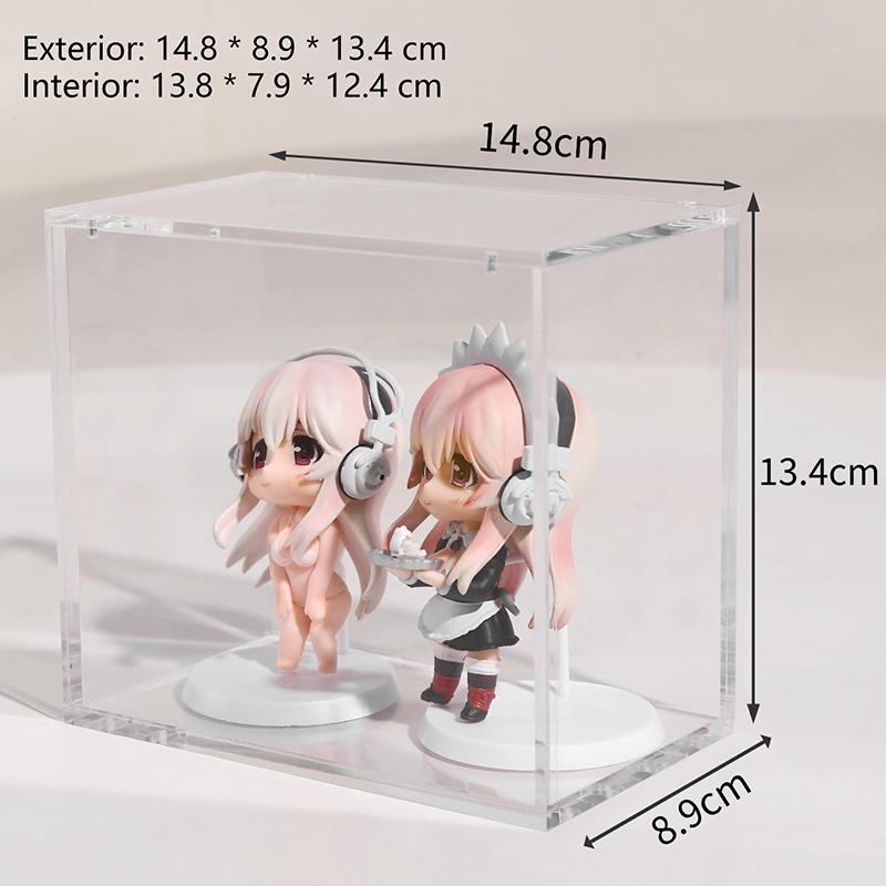 Display Box For Acrylic Magnetic Dust-Proof Booster Show Case ETB Protection Poke Box Protector Transparent Plastic Acrylic Case