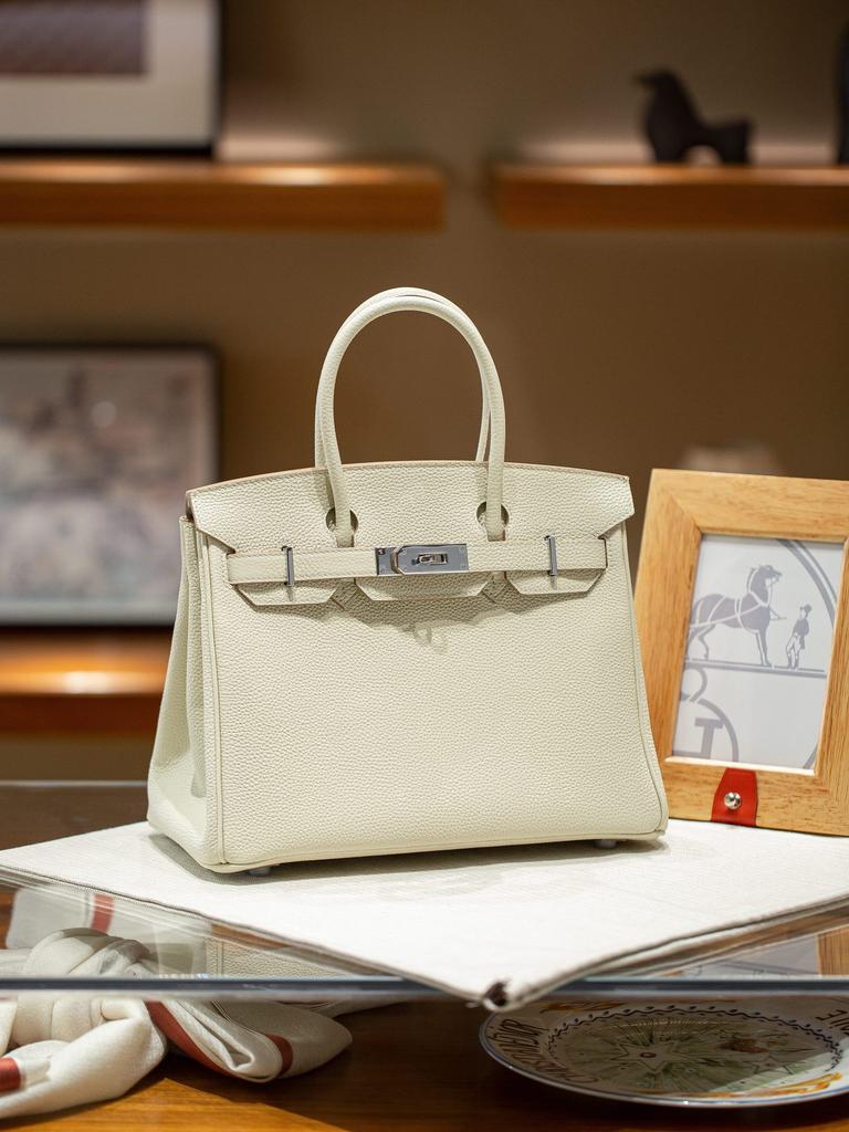 Lagerfeld Brikin30 Cowhide Bag Top Layer Togo Original Factory Leather Inlet Cowhide Thread Timeless Hundred Styles Handbag Women