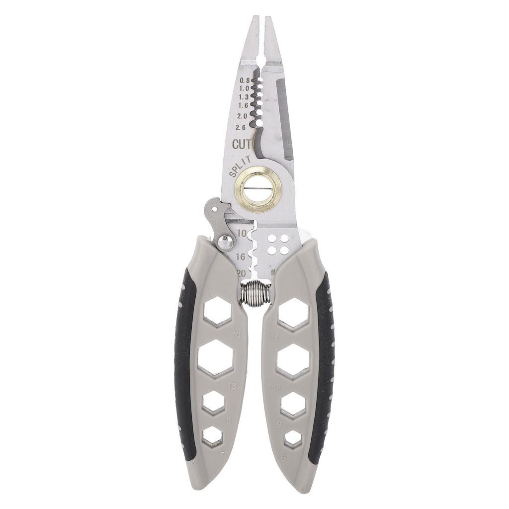 16 in 1 Electrician Pliers 7 Inch Cable Stripper Tool for Wire Crimping Stripping Winding Cutting