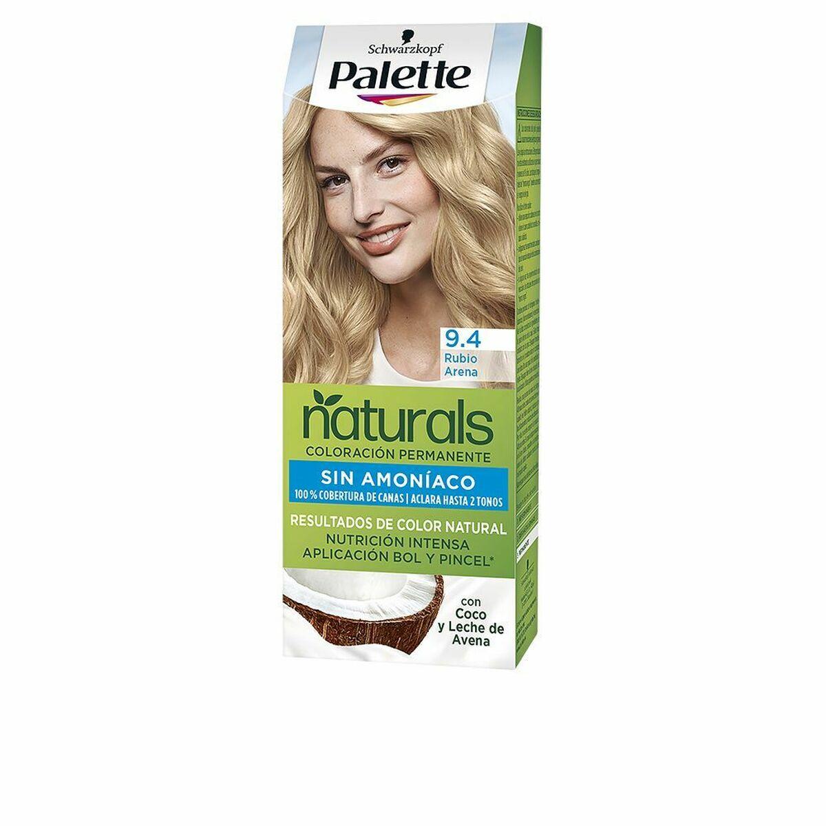

Teinture permanente Schwarzkopf Palette Natural Nº 9.4