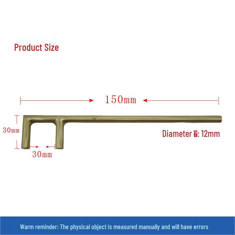 Bofang Explosion-Proof Non-Sparking F-Type Valve Wrench 150mm