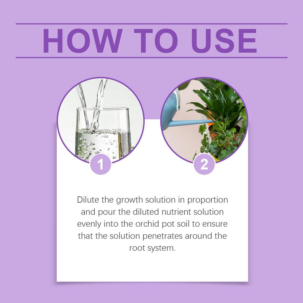 Orchid Plant Growth Agent Special Nutrient Solution For Flowers And Green Plants Suitable For Orchid Potted Plants 50ML