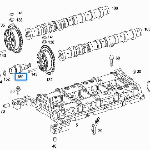 Central Valve for Benchi W271 Model