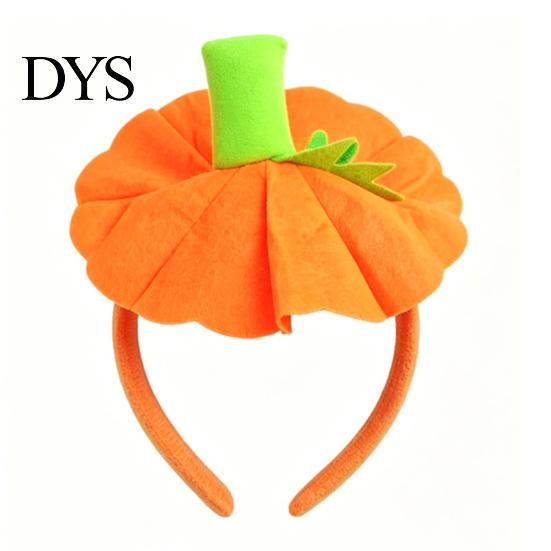 Lightweight Pumpkin Hair Band Halloween 3D Headband for Kids, Dress-Up Hoop Party Favors Band, Accessory Thanksgiving Festival Cosplay Costume Props