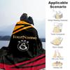 Galatasaray 103 Customize Your Name Blanket Lightweight Customizable Blanket Ultra-Soft Suitable for Sofa Chair Home Decor Livingroom