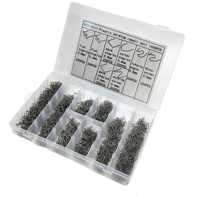 1600PCS Auto Plastic Repair Hot Staples with Storage Box for Car Bumper Plastic Welding Repairing