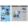 Christmas Window Stickers Winter Snowman Santa Claus Snowflake Elk Static Stickers Glass Ornaments Merry Christmas Posters