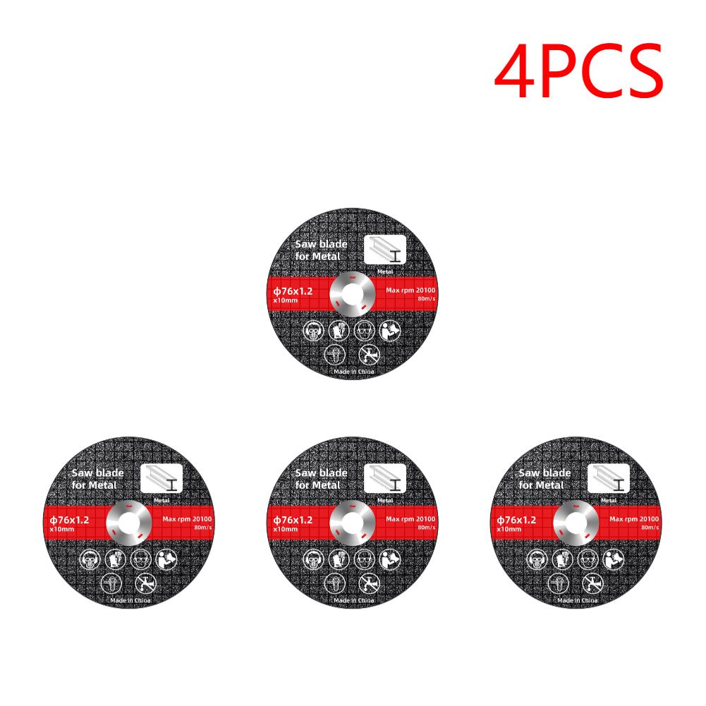 1-10PCS 76mm Cutting Disc Circular Resin Saw Blade Angle Grinder Grinding Disc for Metal Wood Iron Steel Bar Cutting Accessories