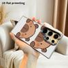 Phone Case: 2D Flat Samsung Galaxy A34 A35 M05 M06 S20 S22 S21 FE Plus 5G Protective Case, Couple Style, Light Gray Background, Christmas and Hallowee