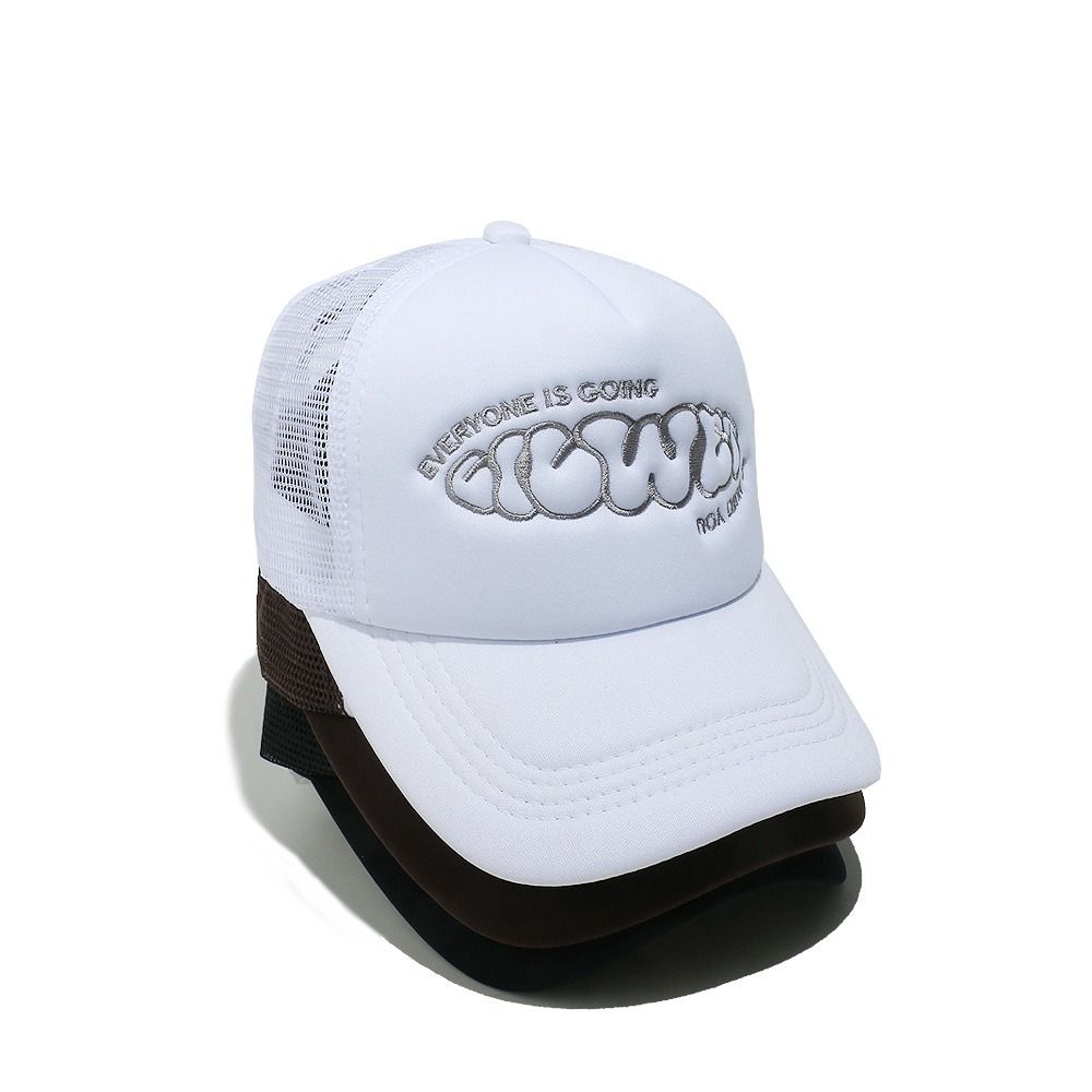 Sunscreen Hat Trucker Cap Letter Embroidery Snapback Cap Fashion Baseball Cap  Hip Hop