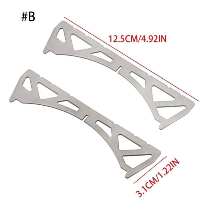 Portables Stainless Steel Stove Stand Camp Alcohols Stove Crosses Stand for Outdoor Cooking