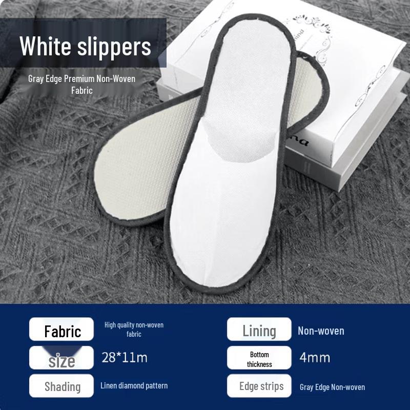 GUAIKEAI Disposable Slippers нетканого материала/размер 43