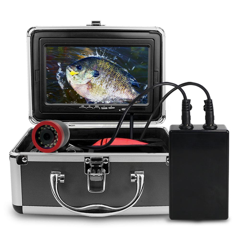

7 Fish Finder Underwater Ice 24pcs Led Fishfinder Winter Carp Fishing Tackle Accessories Camera Russian Federation темний синьо сірого кольору