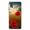 Pentru husă Nokia C32 6,5" Husă spate din silicon moale TPU de lux Carcase pentru telefon pentru NokiaC32 Protector drăguț Rezistent la șocuri Flori Capa
