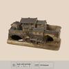 Retro Farmhouse Courtyard Miniature: Nostalgic Desktop Bonsai Decor for Living Room